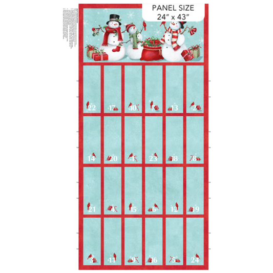 Holly Jolly ~ Advent Panel ~ 28819-64