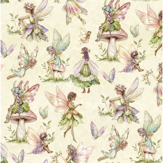 Fairy Boutique ~ Wood Sprites ~ W130-028-061 Cream
