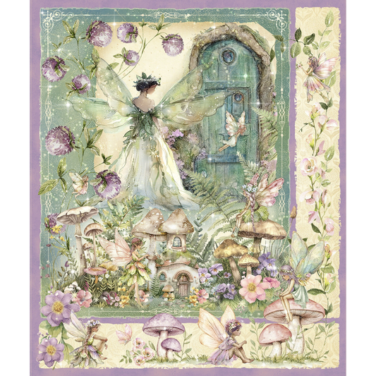 Fairy Boutique ~ Large Panel ~ W130-025-406 Multi