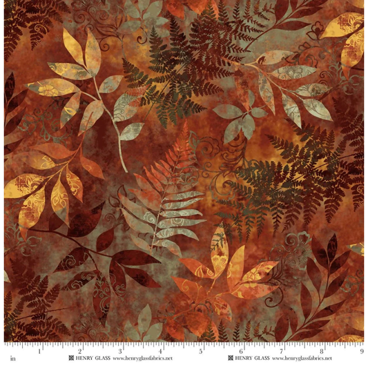 Oak and Berries ~ Mixed Media Leaves ~ 3648-83 Autumn