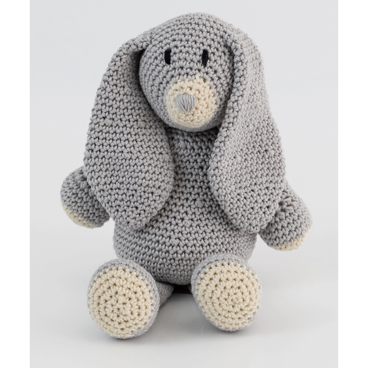 Wool Couture Company | Bunny Rabbit Easy Crochet Kit - Grey