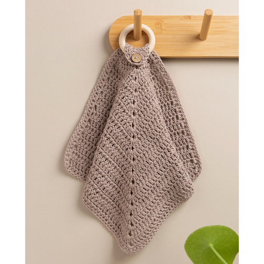 Wool Couture Company | Eco Dish Cloth Easy Crochet Kit - Mushroom