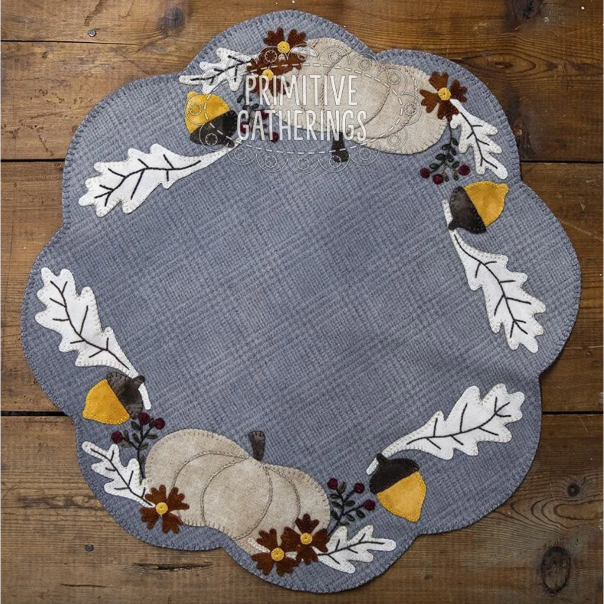 Primitive Gatherings ~ Whispering Oaks Wool Applique Kit