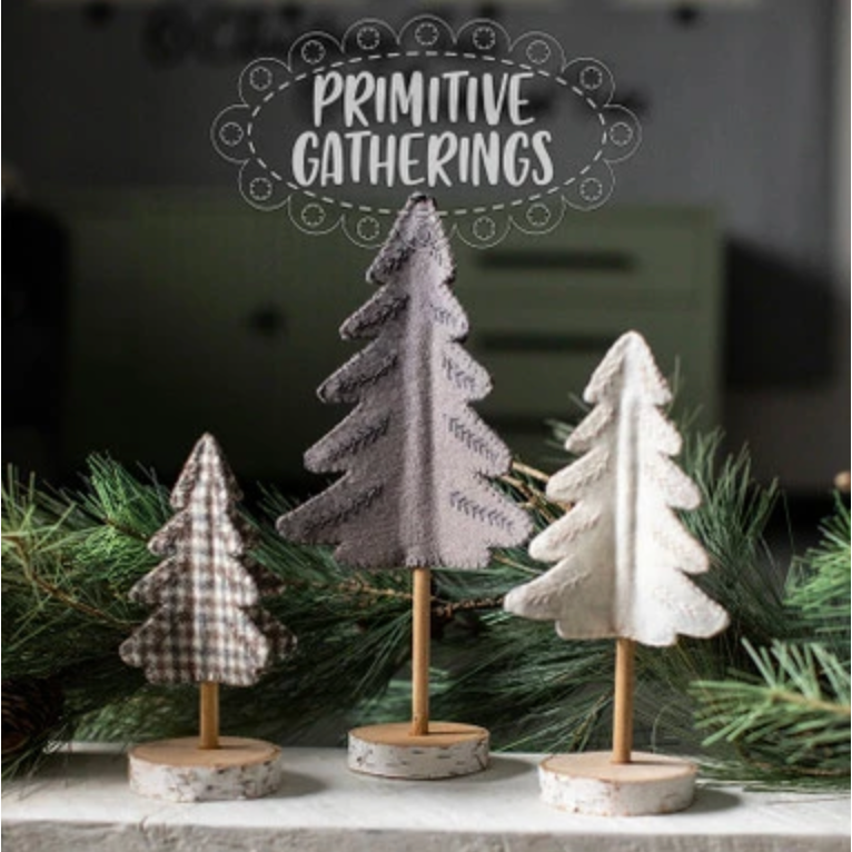 Primitive Gatherings ~ Winter Wonderland Trees Wool Kit