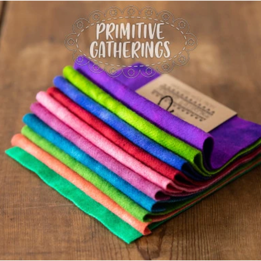 Primitive Gatherings Wool Charms - Brights