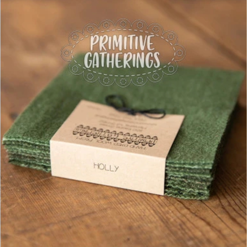 Primitive Gatherings Wool Charms - Holly