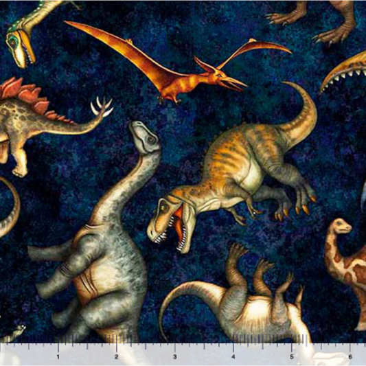 Savage Kingdom ~ Dinosaur Picture Patches ~ 31734 N Dark Navy