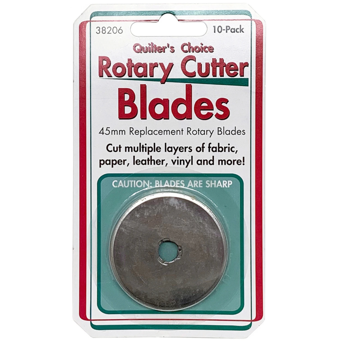 Quilter's Choice Rotary Cutter Blades 45mm 10ct