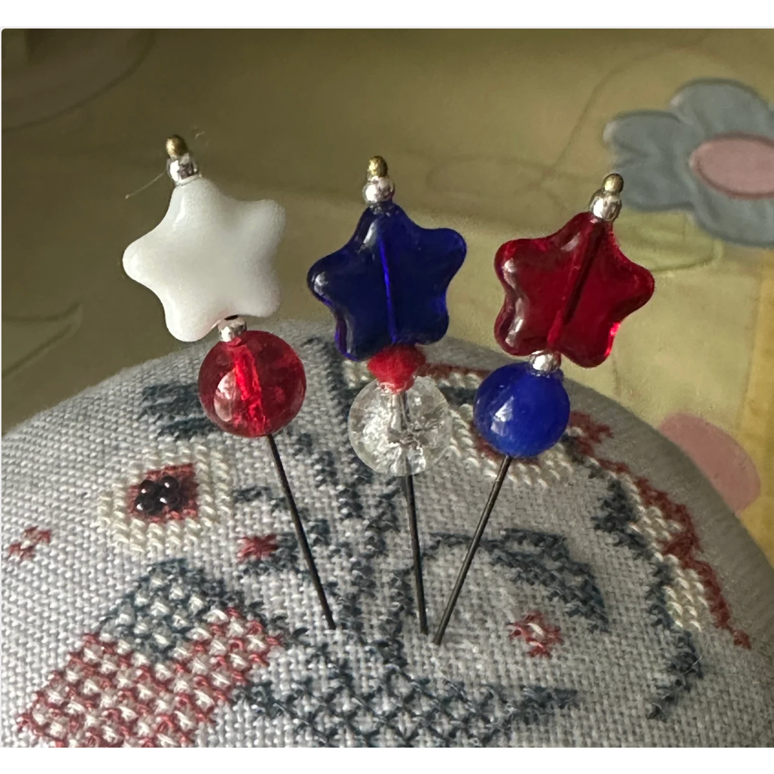 Jersey Girl Stitch Co | Stars of Liberty Pin Set