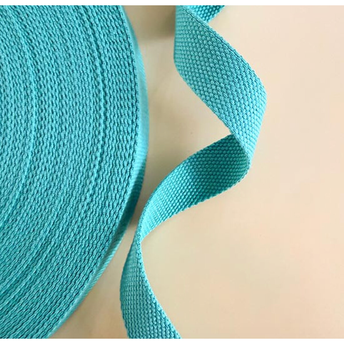 Minki Kim ~ 1" Cotton Webbing - Teal