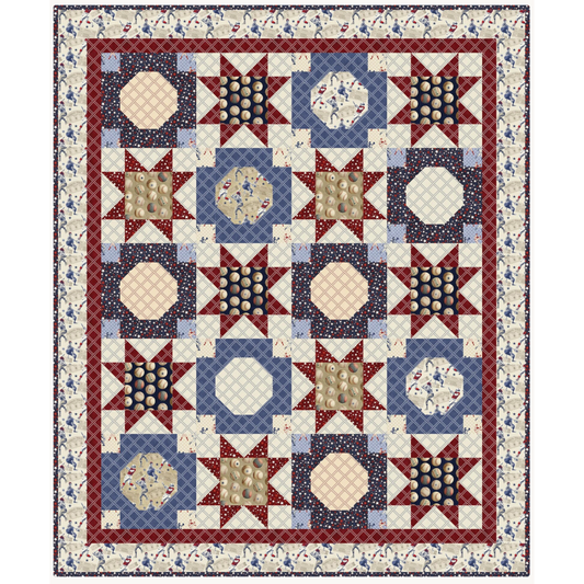 America's Game | All Star Quilt Fabric Kit
