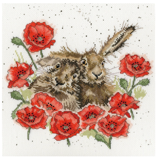 Bothy Threads ~ Love Is In The Hare Cross Stitch Kit