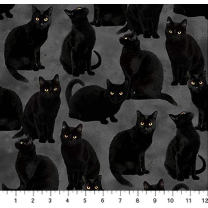 Twilight ~ Cats ~ 29818-96 Charcoal