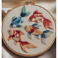 Darby and Windsor | Rainbow Koi Embroidery Kit