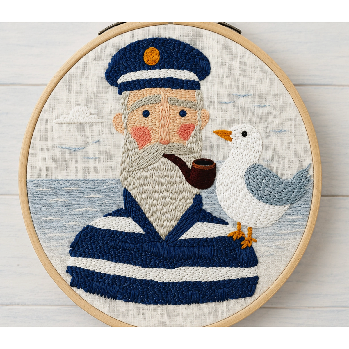 Darby and Windsor | The Fisherman Embroidery Kit