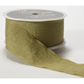 May Arts Ribbon | 1.5 Inch Faux Silk Wrinkled Ribbon | Olive Green