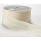 May Arts Ribbon | 1.5 Inch Faux Silk Wrinkled Ribbon | Ivory