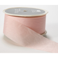 May Arts Ribbon | 1.5 Inch Faux Silk Wrinkled Ribbon | Light Pink