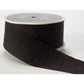 May Arts Ribbon | 1.5 Inch Faux Silk Wrinkled Ribbon | Black