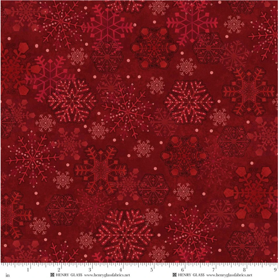 Gifts of Gratitude | Snowflakes 2529-88 Red