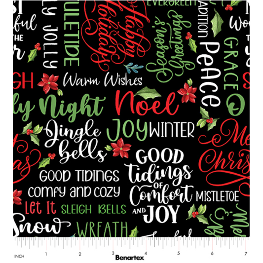 Heartland Holiday | Holly & Jolly 15173-12 Black