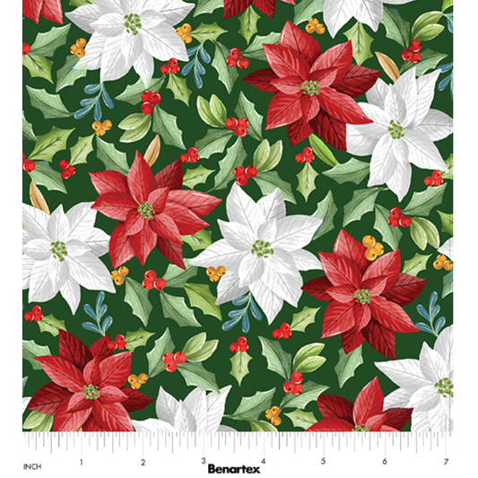Heartland Holiday | Holiday Poinsettia 15177-44 Green
