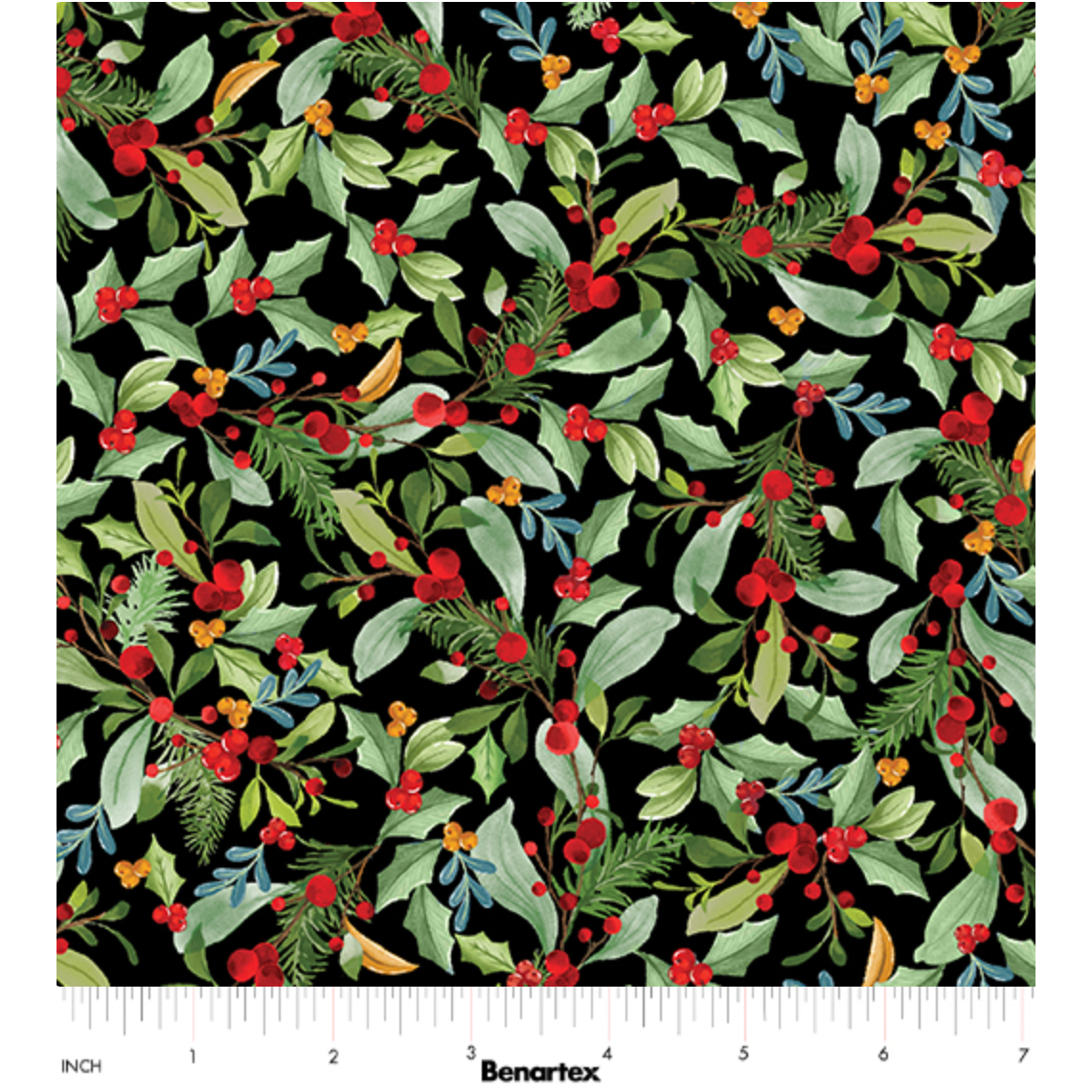 Heartland Holiday | Leaves & Berries 15178-12 Black