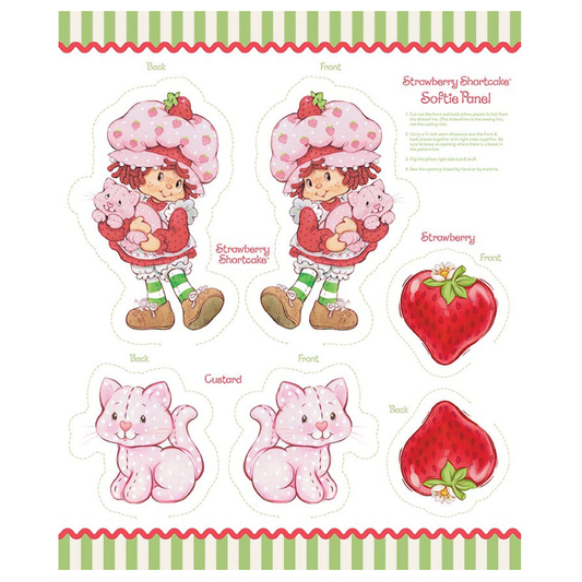 The World of Strawberry Shortcake Softie Panel P18567-PANEL