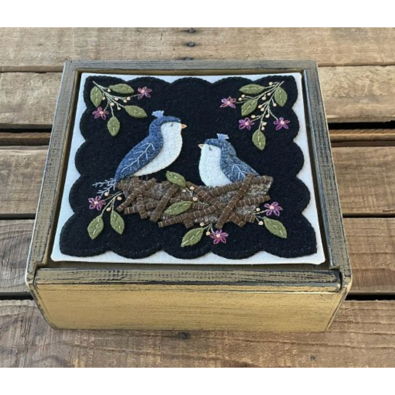 Karen Yaffe Designs | My Tweet Heart Wool Applique Pattern or Kit