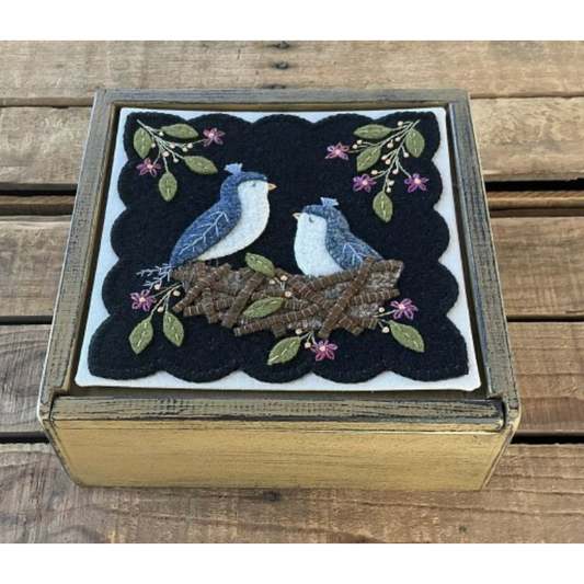 Karen Yaffe Designs | My Tweet Heart Wool Applique Pattern or Kit