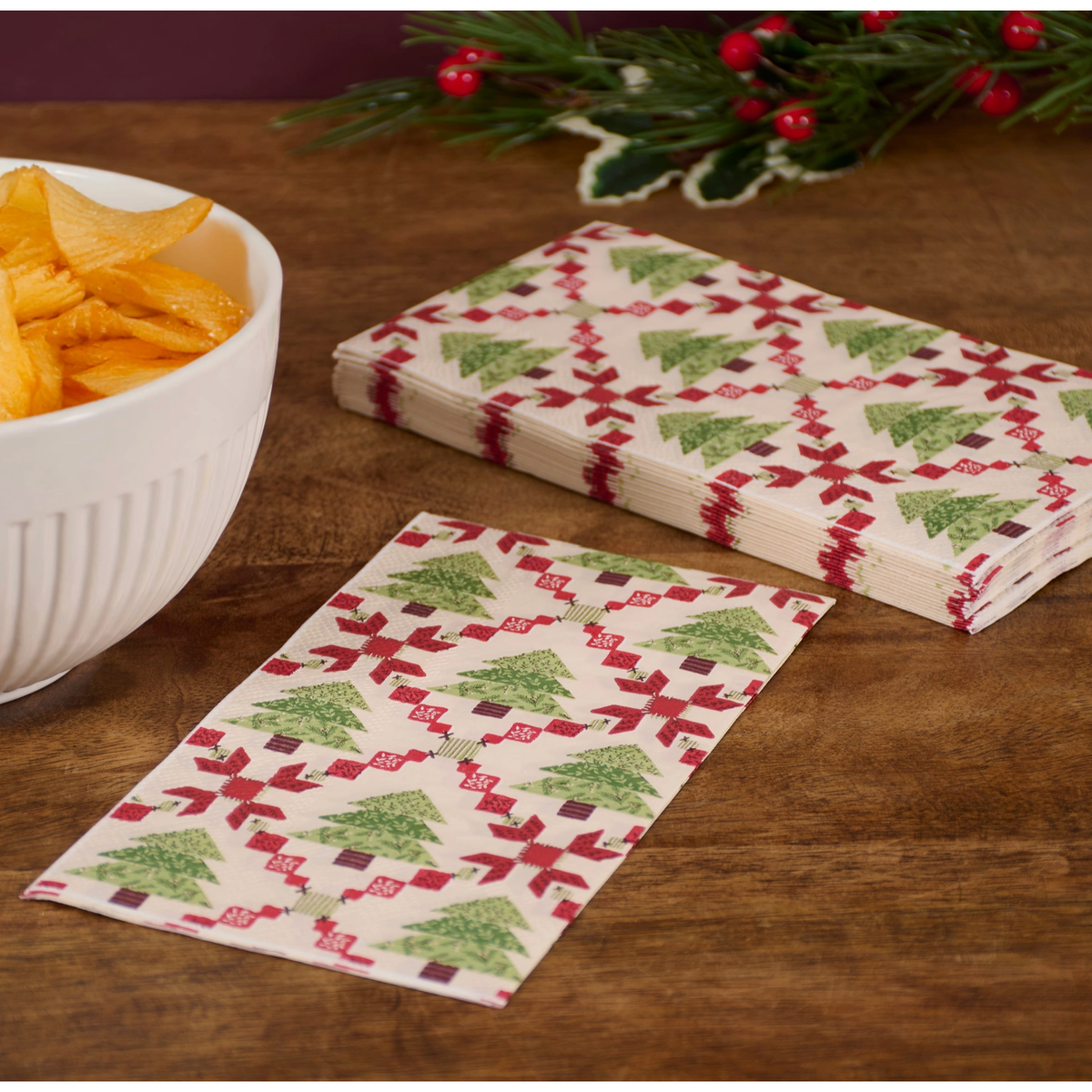 Tree Quilt Guest Napkins