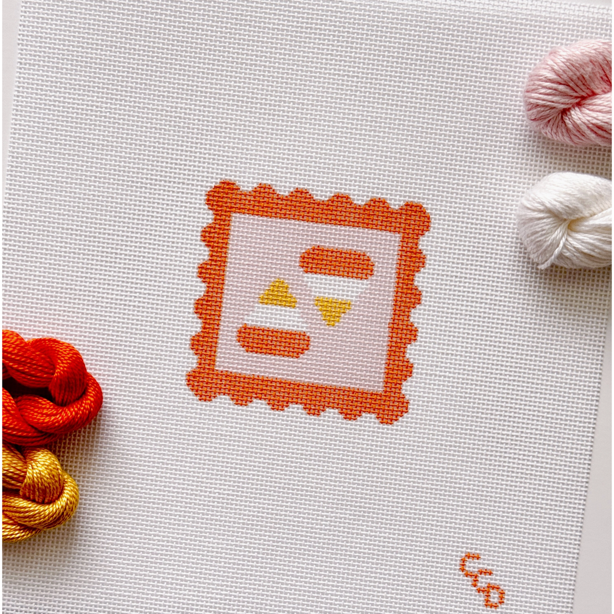 Cotswold Co Designs | Candy Corn Needlepoint Canvas