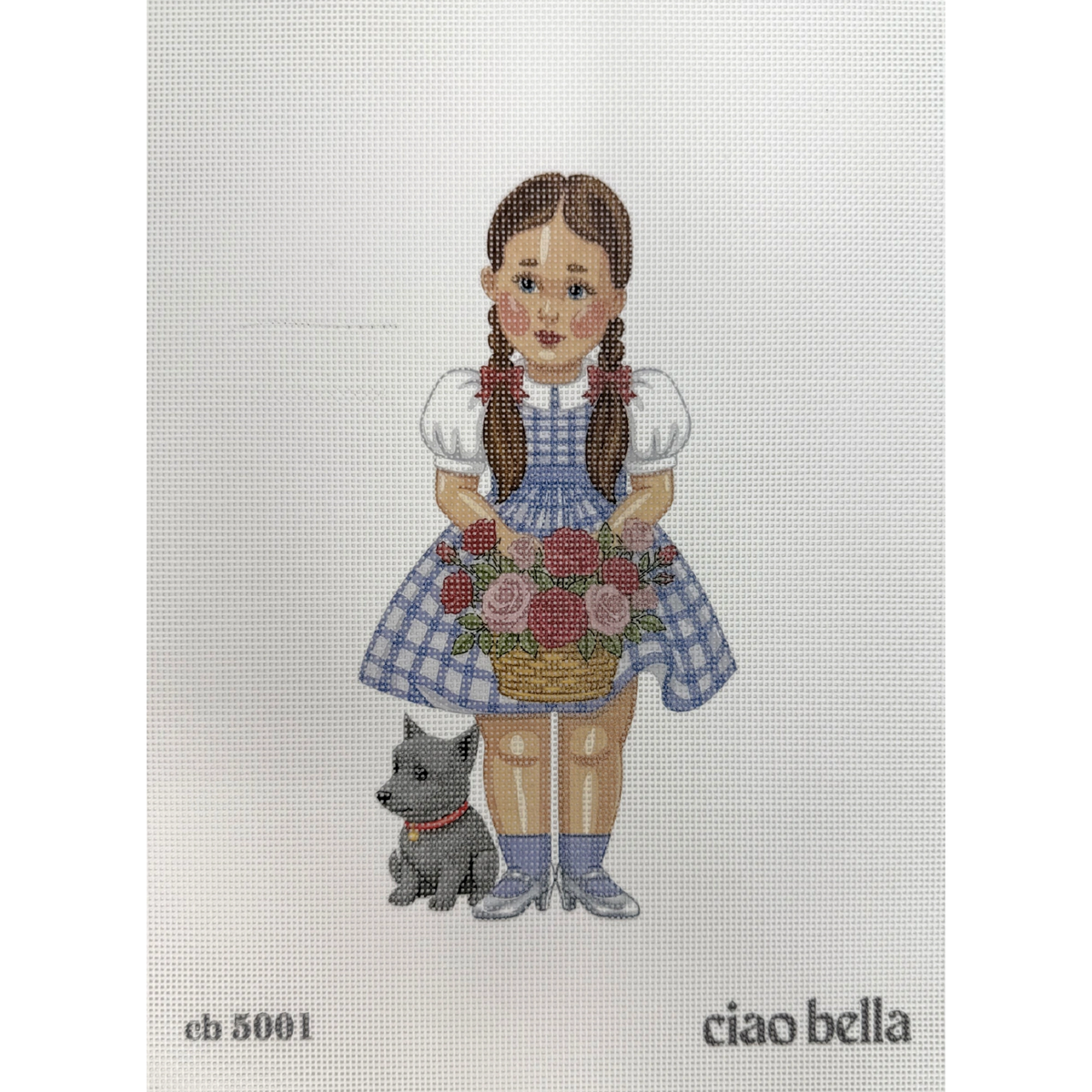 Ciao Bella Needlepoint Designs | Wizard of Oz - Dorothy Needlepoint Canvas