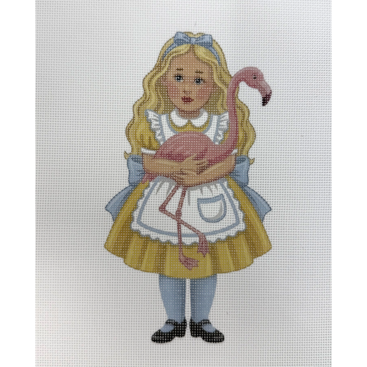 Ciao Bella Needlepoint Designs | Alice in Wonderland - Alice Needlepoint Canvas