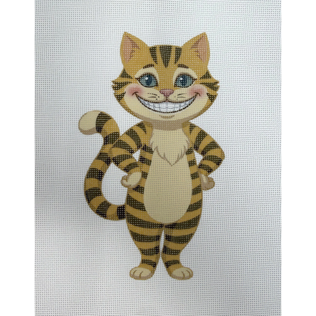 Ciao Bella Needlepoint Designs | Alice in Wonderland - Cheshire Cat Needlepoint Canvas
