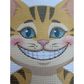 Ciao Bella Needlepoint Designs | Alice in Wonderland - Cheshire Cat Needlepoint Canvas