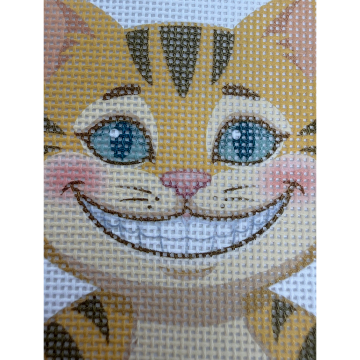 Ciao Bella Needlepoint Designs | Alice in Wonderland - Cheshire Cat Needlepoint Canvas