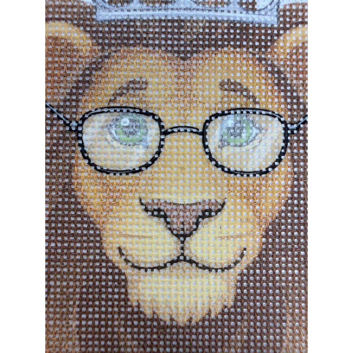 Ciao Bella Needlepoint Designs | Wizard of Oz - Cowardly Lion Needlepoint Canvas