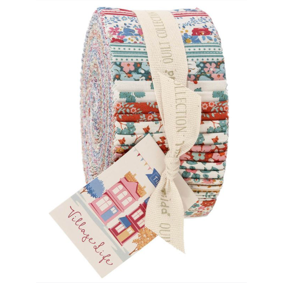 Tilda Village Life ~ Fabric Roll ~ TIL300283