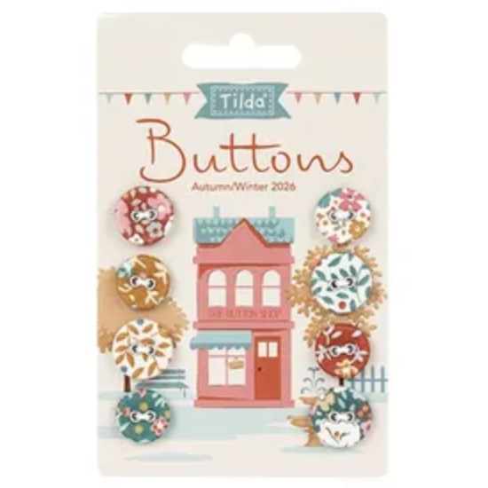 Tilda Village Life ~ Buttons - Autumn ~ TIL400080