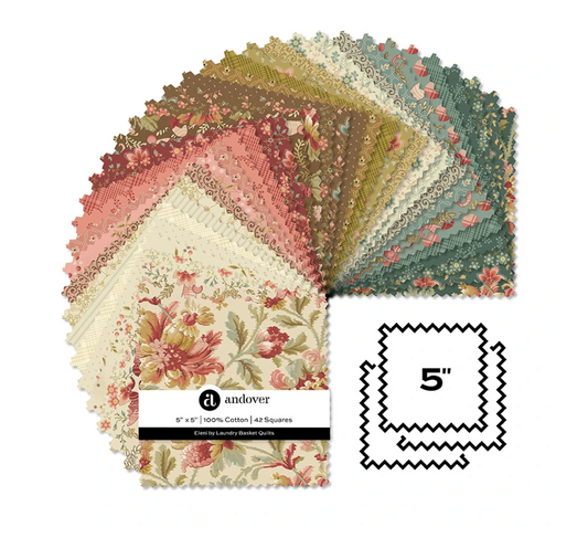 Eleni | 5 Inch Square - 42 Cuts Each