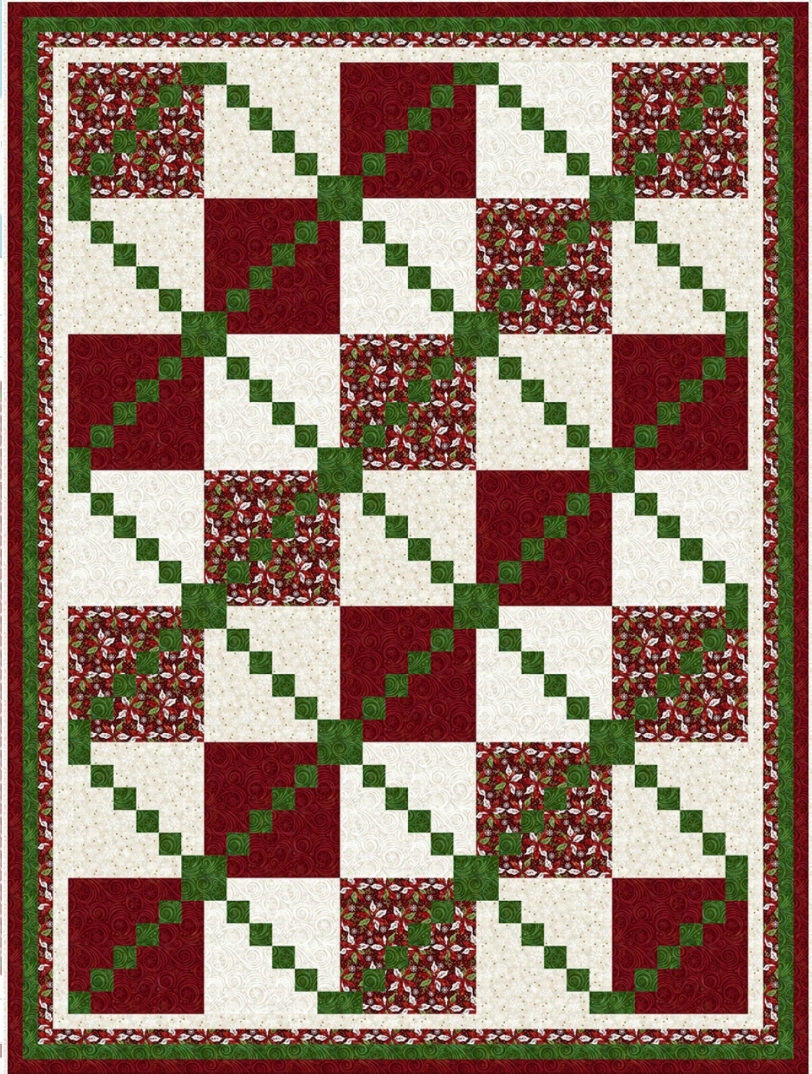 Fabric Cafe ~ Holly Jolly 5-Yard Quilts