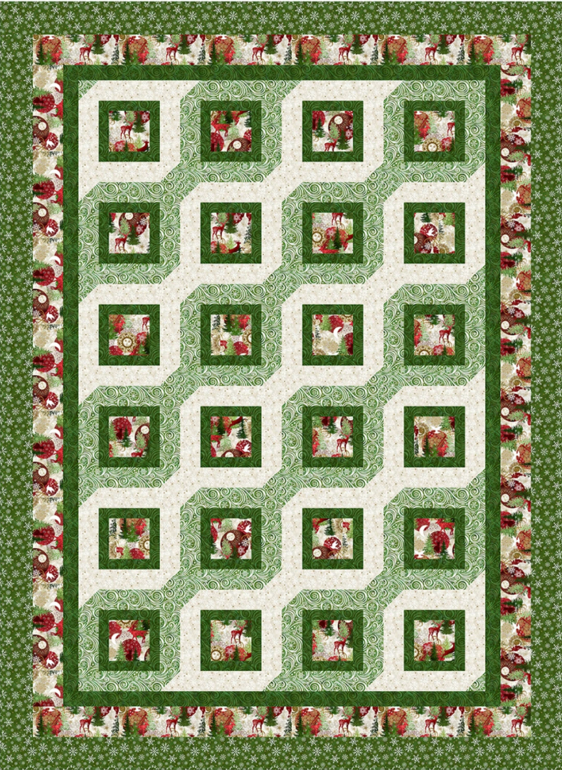 Fabric Cafe ~ Holly Jolly 5-Yard Quilts