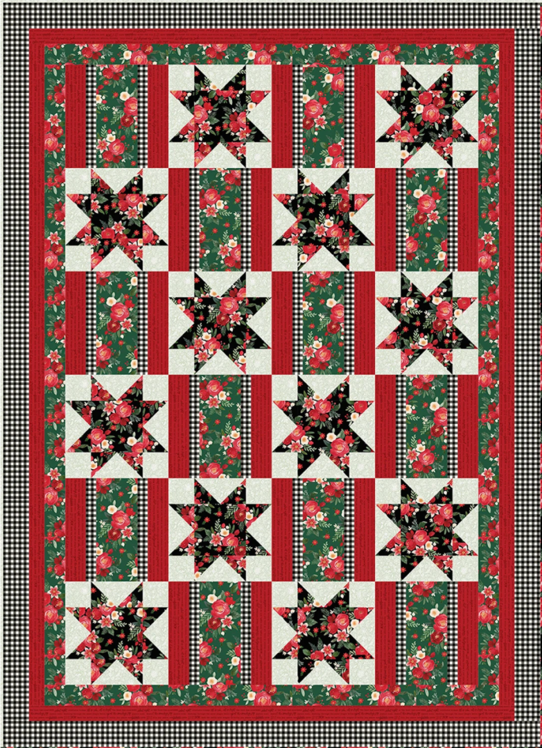 Fabric Cafe ~ Holly Jolly 5-Yard Quilts