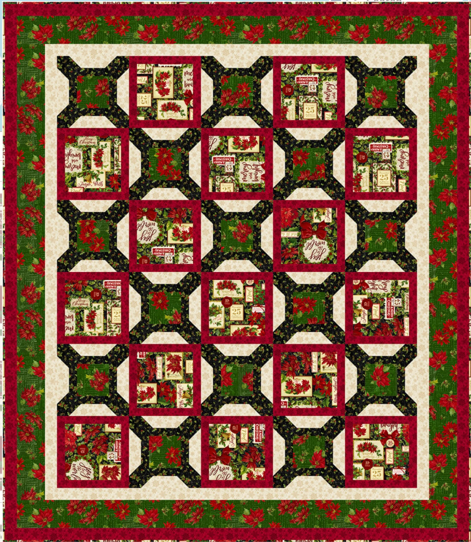 Fabric Cafe ~ Holly Jolly 5-Yard Quilts