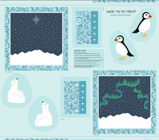 Where the Sky Dances | Pillow Panel L68