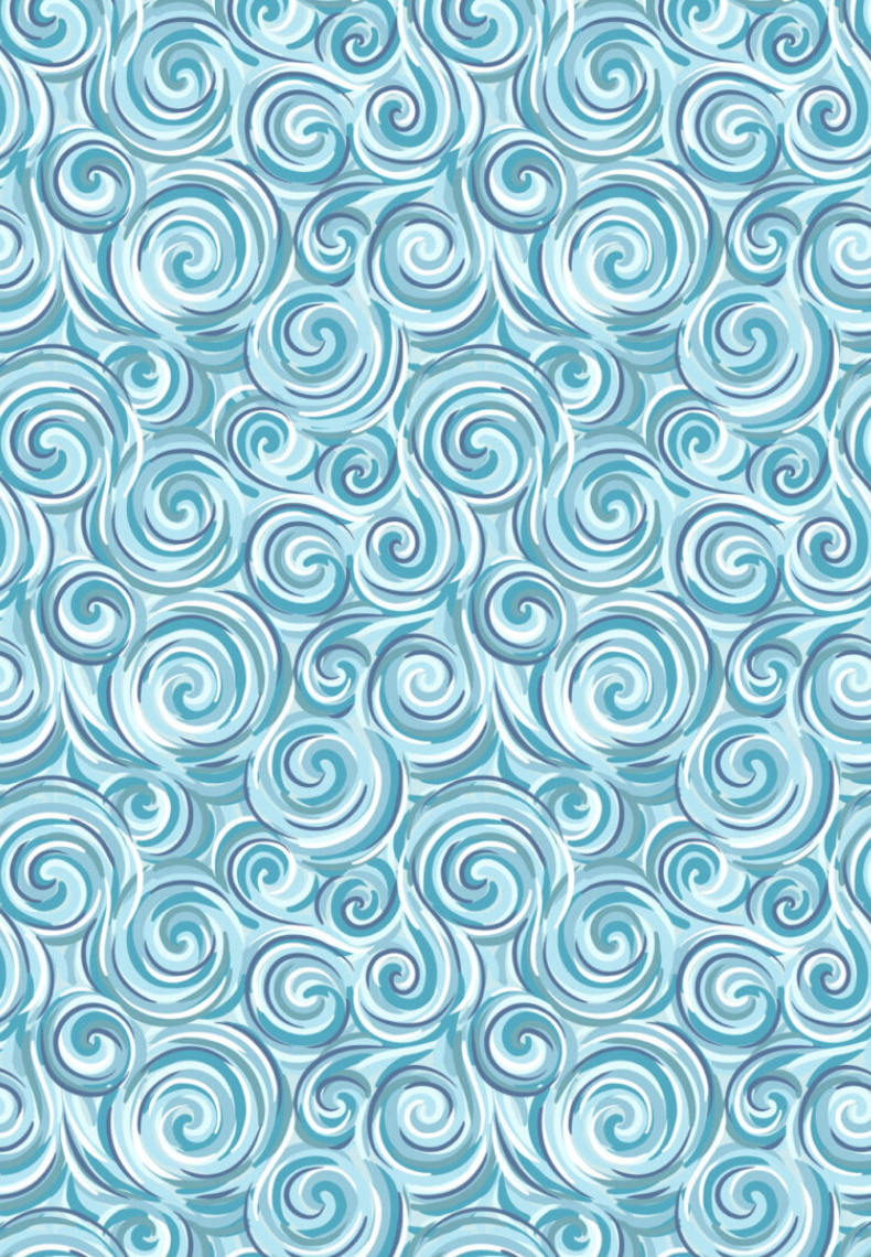 Where the Sky Dances | Northern Lights Swirl L67C Blue