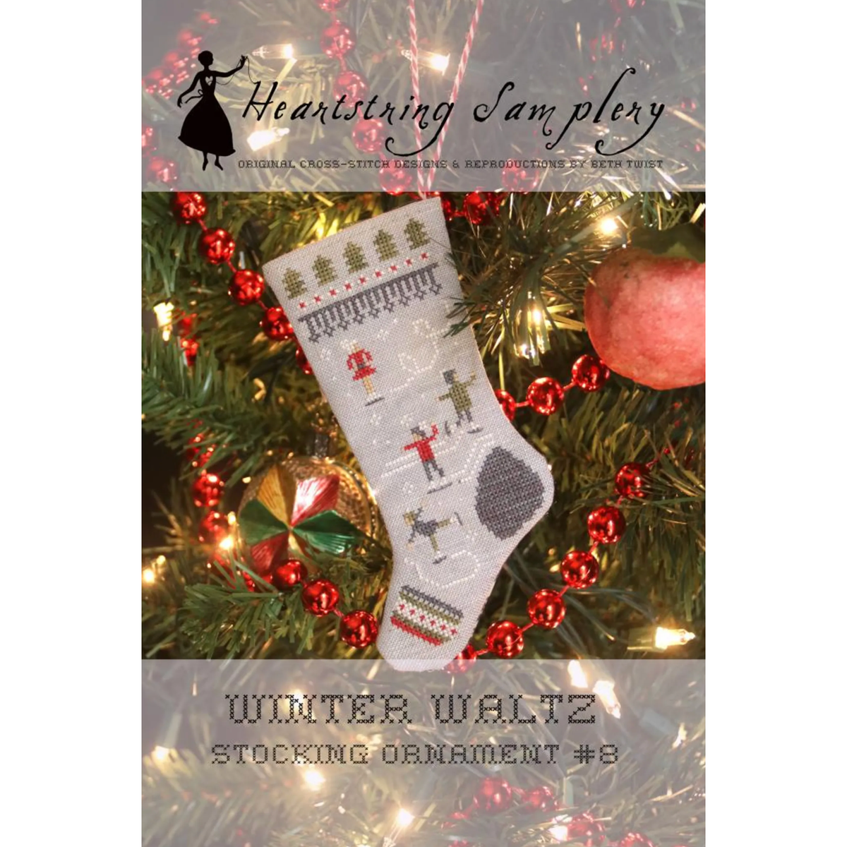 Heartstring Samplery | Winter Waltz- Stocking Ornament #8