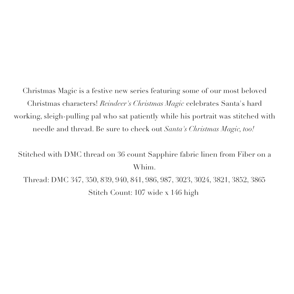 Hello from Liz Mathews | Reindeer's Christmas Magic
