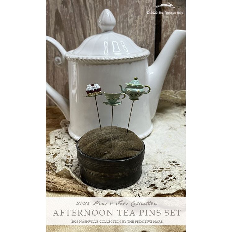 The Primitive Hare | Tea Lovers Pins Set MARKET 2025